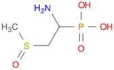 Phosphonic acid, [1-amino-2-(methylsulfinyl)ethyl]- (9CI)