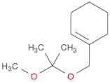 Cyclohexene, 1-[(1-methoxy-1-methylethoxy)methyl]-