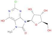 Inosine, 2-chloro-7,8-dihydro-7-methyl-8-oxo- (9CI)
