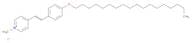 Pyridinium, 1-methyl-4-[2-[4-(octadecyloxy)phenyl]ethenyl]-, iodide (1:1)
