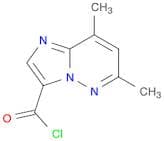 6,8-Dimethylimidazo[1,2-b]pyridazine-3-carbonyl chloride