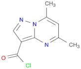 5,7-Dimethylpyrazolo[1,5-a]pyrimidine-3-carbonyl chloride