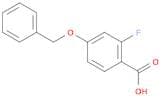 Benzoic acid, 2-fluoro-4-(phenylmethoxy)-