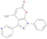 Pyrano[2,3-c]pyrazol-6(1H)-one, 4-methyl-1-phenyl-3-(3-pyridinyl)-
