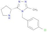 4-(4-Chlorobenzyl)-3-methyl-5-((R)-pyrrolidin-2-yl)-4H-1,2,4-triazole