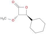 2-Oxetanone, 4-cyclohexyl-3-methoxy-, trans- (9CI)