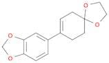 1,4-Dioxaspiro[4.5]dec-7-ene, 8-(1,3-benzodioxol-5-yl)-