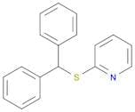 Pyridine, 2-[(diphenylmethyl)thio]-