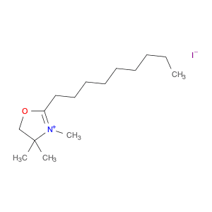 Oxazolium, 4,5-dihydro-3,4,4-trimethyl-2-nonyl-, iodide (1:1)