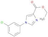 1H-Imidazole-4-carboxylic acid, 1-(3-chlorophenyl)-, ethyl ester