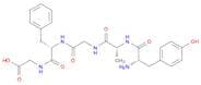 Glycine, N-[N-[N-(N-L-tyrosyl-D-alanyl)glycyl]-L-phenylalanyl]- (9CI)