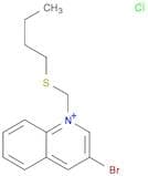 Quinolinium, 3-bromo-1-[(butylthio)methyl]-, chloride (1:1)
