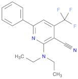 2-(Diethylamino)-6-phenyl-4-(trifluoromethyl)nicotinonitrile