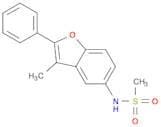 Methanesulfonamide, N-(3-methyl-2-phenyl-5-benzofuranyl)-