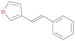 Furan, 3-[(1E)-2-phenylethenyl]-