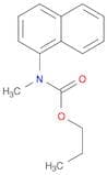 Carbamic acid, methyl-1-naphthalenyl-, propyl ester (9CI)