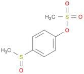 Phenol, 4-(methylsulfinyl)-, 1-methanesulfonate