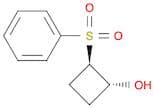 Cyclobutanol, 2-(phenylsulfonyl)-, trans- (9CI)