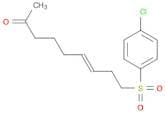 6-Nonen-2-one, 9-[(4-chlorophenyl)sulfonyl]-, (E)- (9CI)