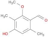 Benzaldehyde, 4-hydroxy-2-methoxy-3,6-dimethyl-