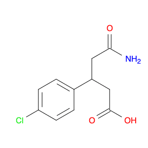 Benzenepropanoic acid, β-(2-amino-2-oxoethyl)-4-chloro-