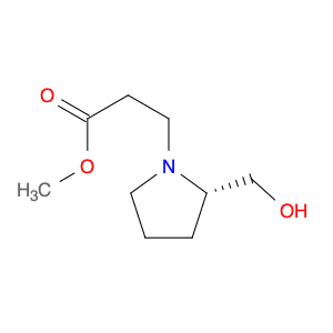 1-Pyrrolidinepropanoic acid, 2-(hydroxymethyl)-, methyl ester, (S)- (9CI)