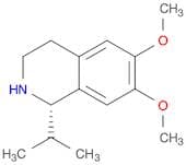 Isoquinoline, 1,2,3,4-tetrahydro-6,7-dimethoxy-1-(1-methylethyl)-, (1S)-