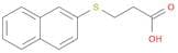 3-(naphthalen-2-ylsulfanyl)propanoic acid
