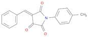 2,3,5-Pyrrolidinetrione, 1-(4-methylphenyl)-4-(phenylmethylene)-, (E)- (9CI)