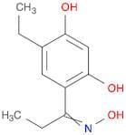 1-Propanone, 1-(5-ethyl-2,4-dihydroxyphenyl)-, oxime