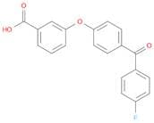 Benzoic acid, 3-[4-(4-fluorobenzoyl)phenoxy]-