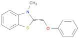 Benzothiazole, 2,3-dihydro-3-methyl-2-(phenoxymethylene)-