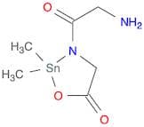 1,3,2-Oxazastannolidin-5-one, 3-(2-aminoacetyl)-2,2-dimethyl-