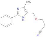 Propanenitrile, 3-[(4-methyl-2-phenyl-1H-imidazol-5-yl)methoxy]-