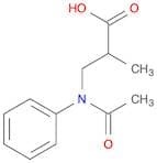 Propanoic acid, 3-(acetylphenylamino)-2-methyl-