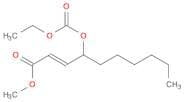 2-Decenoic acid, 4-[(ethoxycarbonyl)oxy]-, methyl ester, (E)- (9CI)