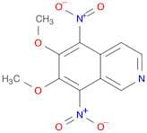 Isoquinoline, 6,7-dimethoxy-5,8-dinitro-