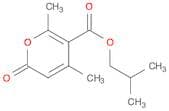 2H-Pyran-5-carboxylic acid, 4,6-dimethyl-2-oxo-, 2-methylpropyl ester