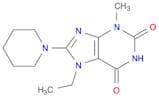 1H-Purine-2,6-dione, 7-ethyl-3,7-dihydro-3-methyl-8-(1-piperidinyl)-