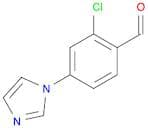 Benzaldehyde, 2-chloro-4-(1H-imidazol-1-yl)-