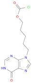 Carbonochloridic acid, 5-(1,6-dihydro-6-oxo-9H-purin-9-yl)pentyl ester