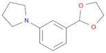 2-(3-Pyrrolidinophenyl)-1,3-dioxolane