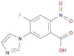 Benzoic acid, 4-fluoro-5-(1H-imidazol-1-yl)-2-nitro-