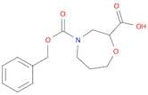 1,4-Oxazepine-2,4(5H)-dicarboxylic acid, tetrahydro-, 4-(phenylmethyl) ester