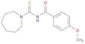 Benzamide, N-[(hexahydro-1H-azepin-1-yl)thioxomethyl]-4-methoxy-
