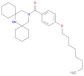 Methanone, 7,15-diazadispiro[5.1.5.3]hexadec-15-yl[4-(octyloxy)phenyl]-