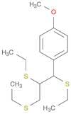 Benzene, 1-methoxy-4-[1,2,3-tris(ethylthio)propyl]-