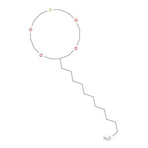 1,4,10,13-Tetraoxa-7-thiacyclohexadecane, 15-dodecyl-