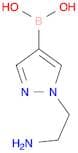 (1-(2-Aminoethyl)-1H-pyrazol-4-yl)boronic acid
