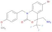 2H-3,1-Benzoxazin-2-one, 4-(aminomethyl)-6-bromo-1,4-dihydro-1-[(4-methoxyphenyl)methyl]-4-(triflu…